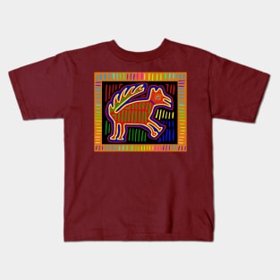 Kuna Indian Caballo Kids T-Shirt